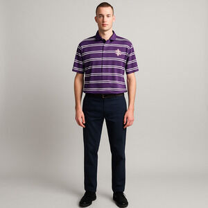 Under Armour Mens Playoff Striped Polo Shirt